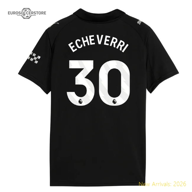 2025-2026 Man City Away Mini Kit (Echeverri 30)-Football Jersey Hub