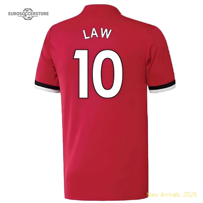 Manchester United 2017-18 Home Shirt ((Excellent) 4-5 Year) (Law 10)-Football Jersey Hub
