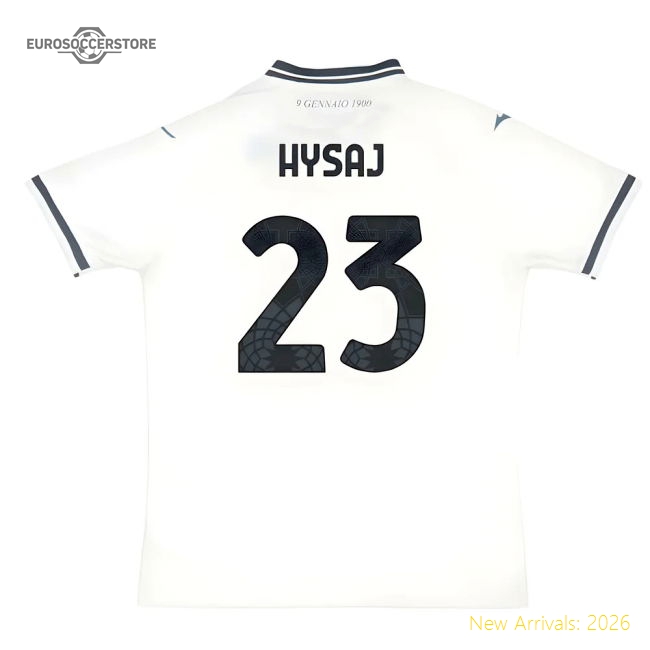 2025-2026 Lazio Away Shirt (Hysaj 23)-Vantage Point Soccer