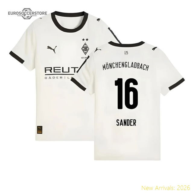 Borussia Mgb 2025-2026 Home Uniform Football Top (Kids)-Jersey Chest: 2026 World Cup Soccer Kits