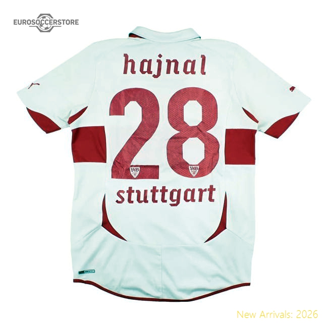 Stuttgart 2010-11 Home Shirt (Hajnal #28) ((Fair) XLB)-PitchVibe Kits