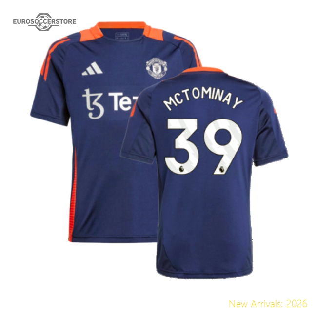 2024-2025 Man Utd Training Jersey (Night Indigo) - Kids (McTominay 39)-Football Jersey Hub