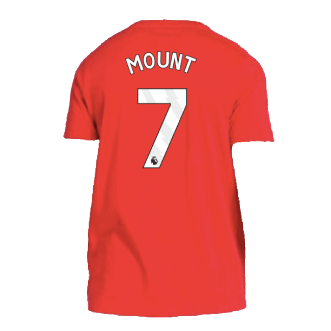 2024-2025 Man Utd DNA Tee (Red) (Mount 7)-Football Jersey Hub