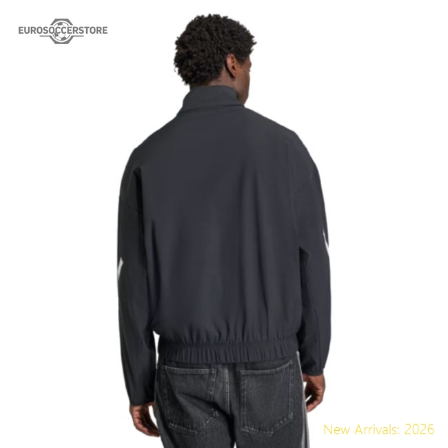 2025-2026 Man Utd Anthem Jacket (Black)-Football Jersey Hub