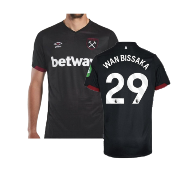 2024-2025 West Ham Away Shirt (Wan Bissaka 29)-Vantage Point Soccer