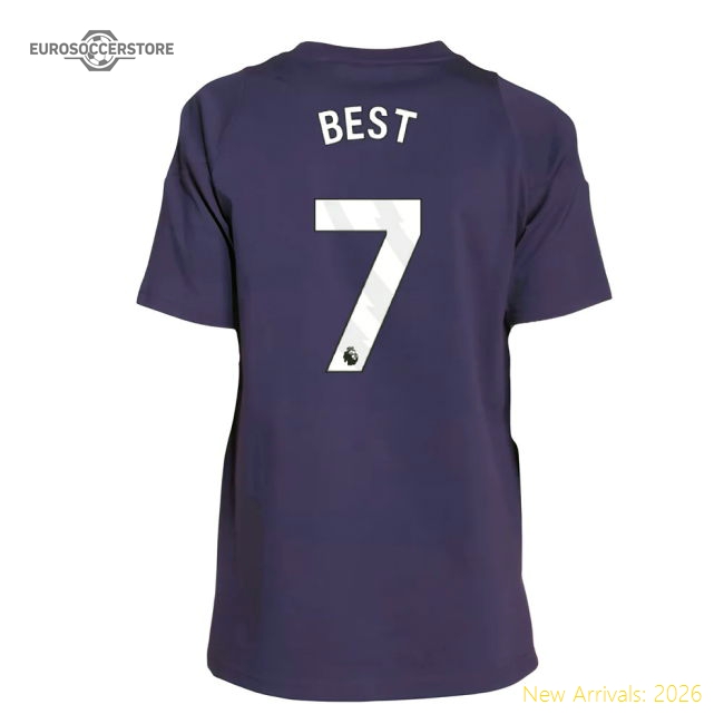 2025-2026 Man Utd Training Tee (Aurora Plum) - Kids (Best 7)-Football Jersey Hub