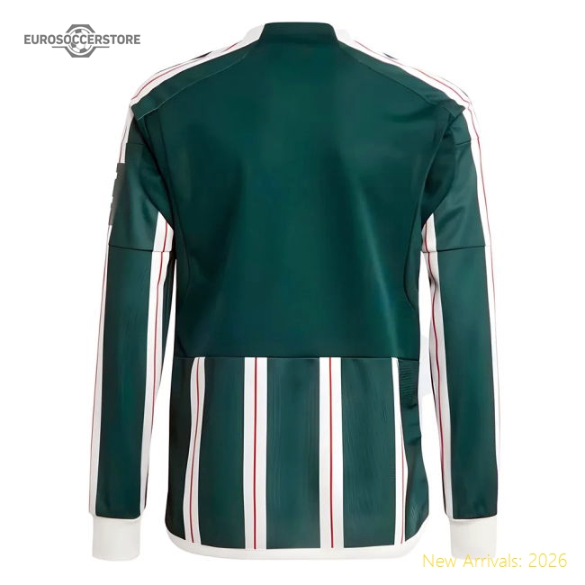 2023-2024 Man Utd Away Long Sleeve Shirt (Kids)-Football Jersey Hub