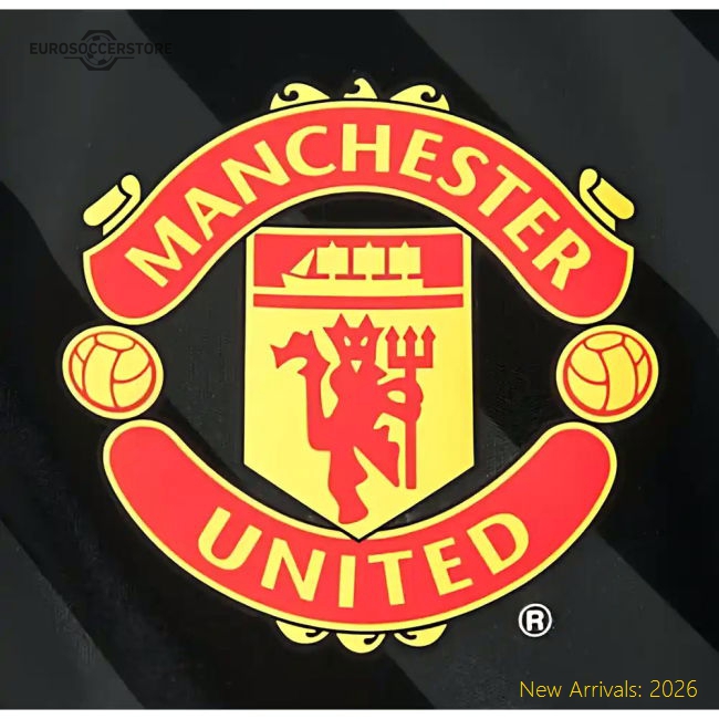 2012-13 Man Utd Nike Training Shirt (Black) - Kids-Football Jersey Hub