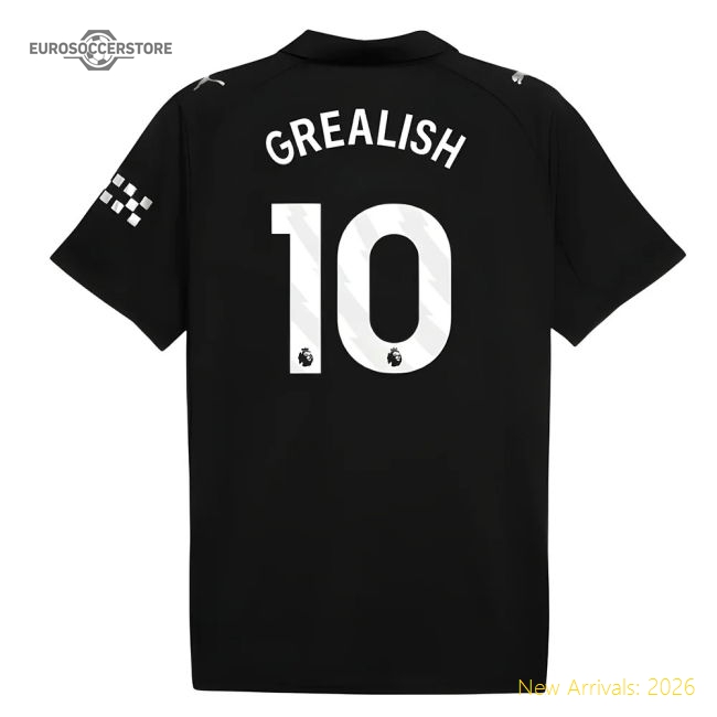 2025-2026 Man City Away Shirt (Grealish 10)-Football Jersey Hub