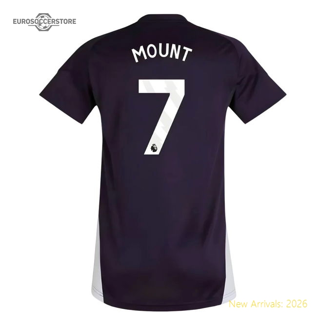 2025-2026 Man Utd Training Jersey (Aurora Plum) - Womens (Mount 7)-Football Jersey Hub