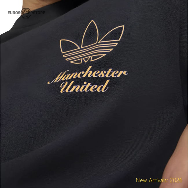 2025-2026 Man Utd Icon Graphic T-shirt (Black)-Football Jersey Hub