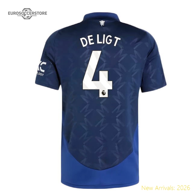 2024-2025 Man Utd Away Shirt (De Ligt 4)-Football Jersey Hub
