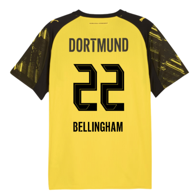 2025-2026 Borussia Dortmund Home Shirt (Bellingham 22)-Football Jersey Hub
