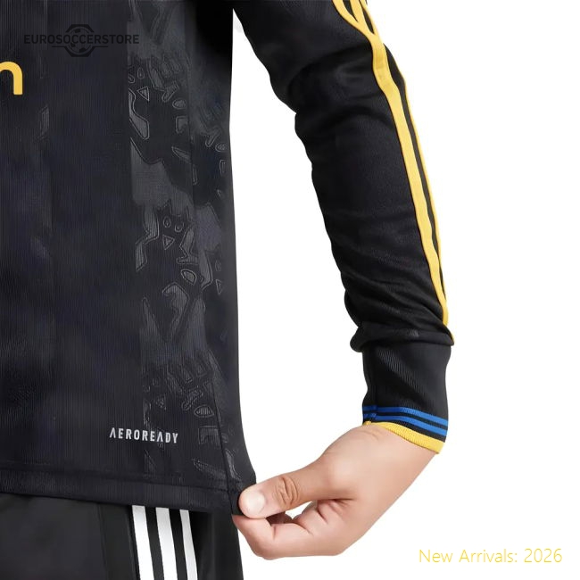 2025-2026 Man Utd Long Sleeve Third Shirt (Kids)-Football Jersey Hub