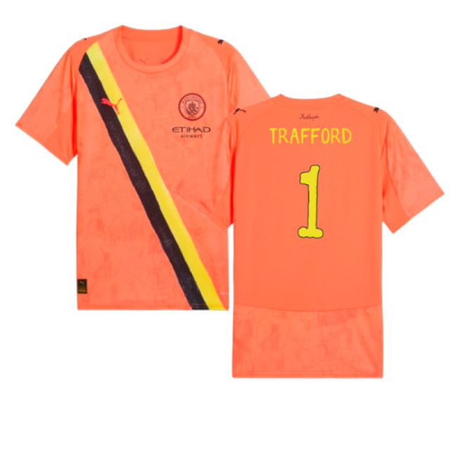 2025-2026 KIDSUPER x Manchester City CWC Shirt (Neon Sun) (Trafford 1)-Football Shirts Shop