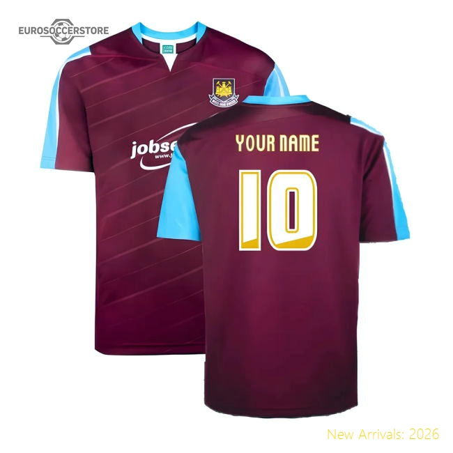 2005 West Ham Home Play Off Final Shirt (Your Name)-Vantage Point Soccer