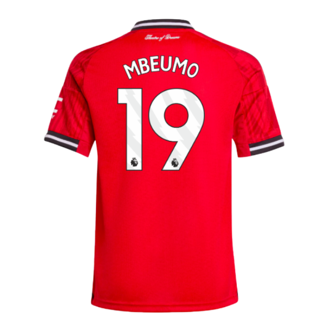 2025-2026 Man Utd Home Shirt (Kids) (Mbeumo 19)-Football Jersey Hub