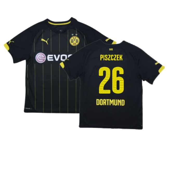 Borussia Dortmund 2014-16 Away Shirt ((Very Good) S) (Piszczek 26)-Football Jersey Hub