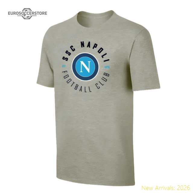 Napoli \'Circle\' t-shirt - Grey-Vantage Point Soccer