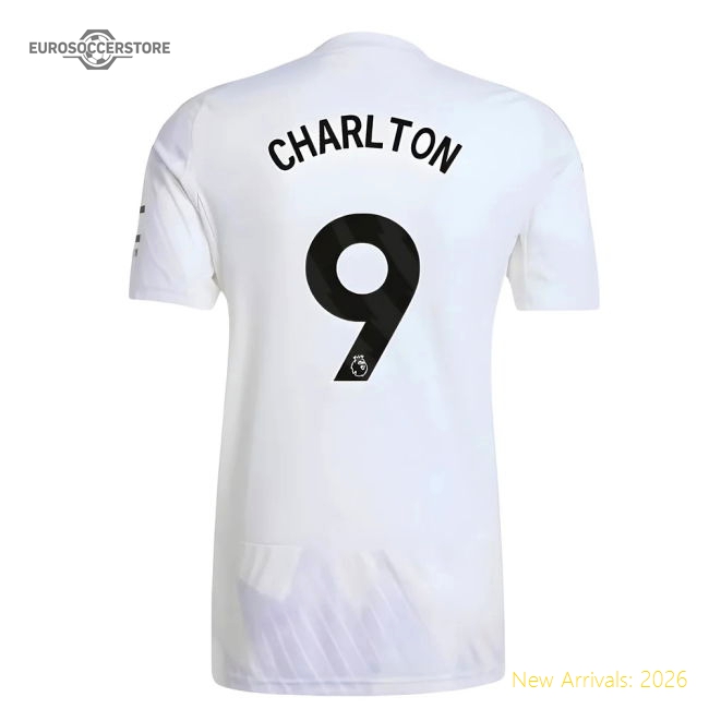 2025-2026 Man Utd Away Shirt (Charlton 9)-Football Jersey Hub