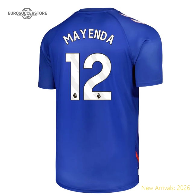 2025-2026 Sunderland Away Pre-Match Jersey (Blue) - Kids (Mayenda 12)-Football Shirts Shop