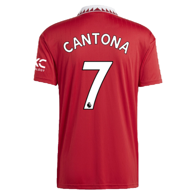 2022-2023 Man Utd Home Shirt (CANTONA 7)-Football Jersey Hub