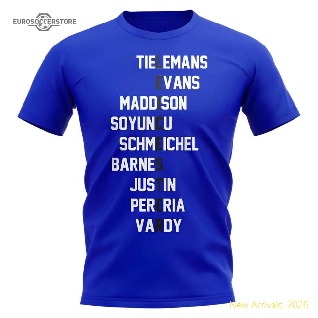 Leicester Team T-Shirt (Blue)-Vantage Point Soccer