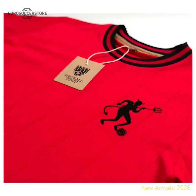 Manchester The Devil Home Retro Football Shirt-Football Jersey Hub