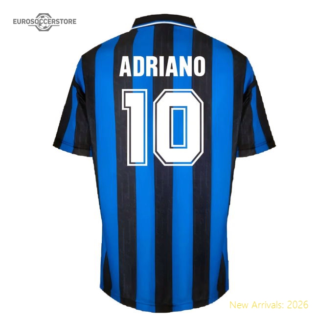 1996 Inter Milan Home Shirt (ADRIANO 10)-Football Shirts Shop