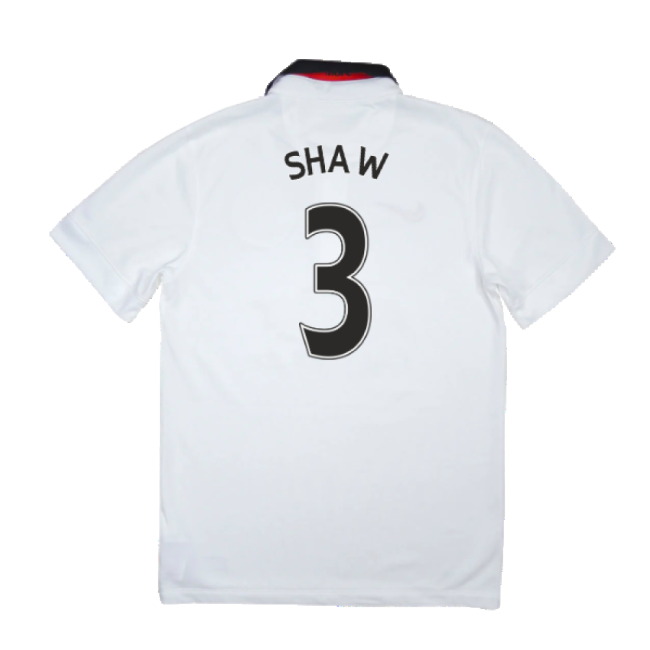 Manchester United 2014-15 Away Shirt (Very Good) (Shaw 3)-Football Jersey Hub