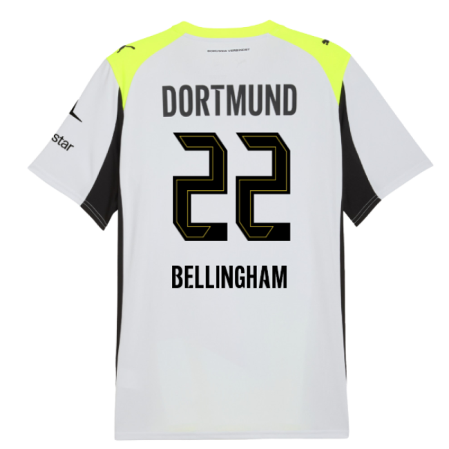 2025-2026 Borussia Dortmund Away Shirt (Bellingham 22)-Football Jersey Hub