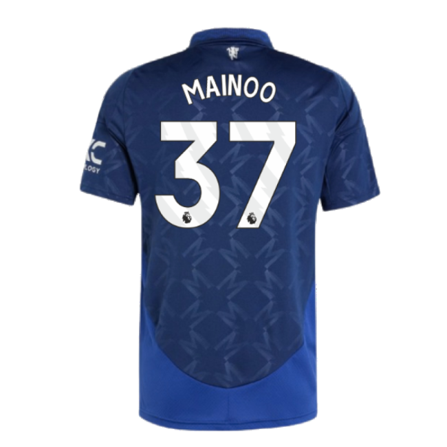2024-2025 Man Utd Away Shirt (Mainoo 37)-Football Jersey Hub