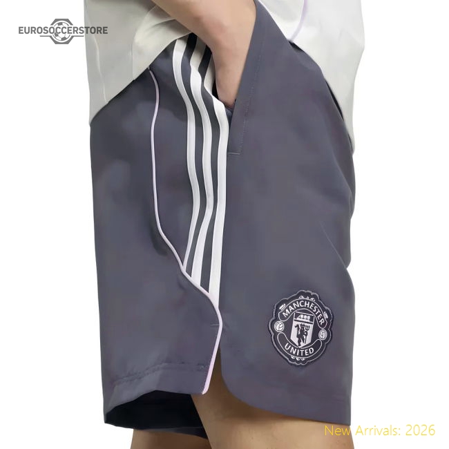 2025-2026 Man Utd UBP Shorts (Trace Purple)-Football Jersey Hub