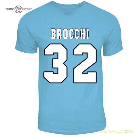 Cristian Brocchi Lazio Hero T-shirt (sky Blue)-Vantage Point Soccer
