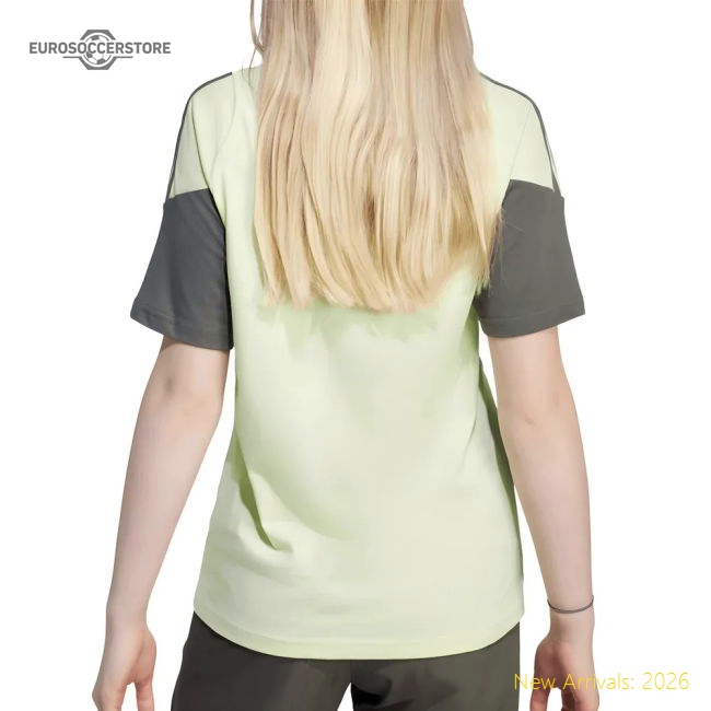 2025-2026 Real Madrid Training Tee (Almost Lime) - Kids-BuySoccerJersey Hub