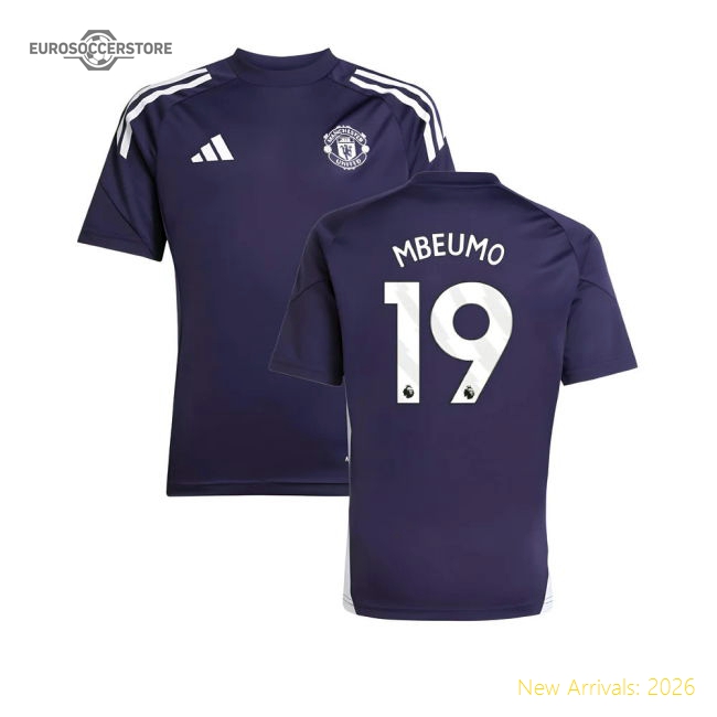 2025-2026 Man Utd Training Jersey (Aurora Plum) - Kids (Mbeumo 19)-Football Jersey Hub