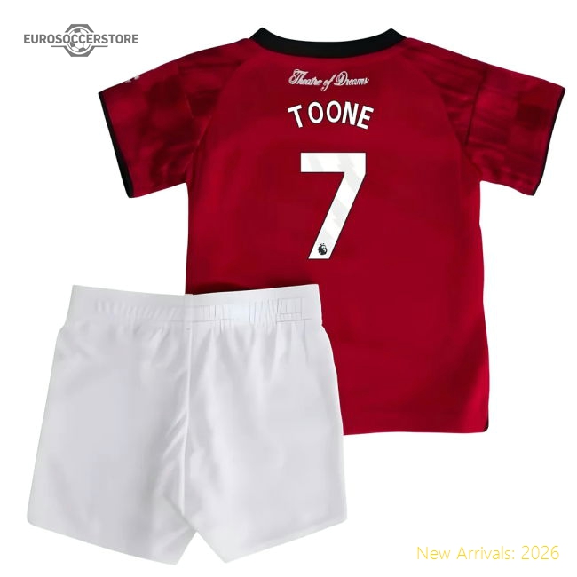 2025-2026 Man Utd Home Baby Kit (Toone 7)-Football Jersey Hub