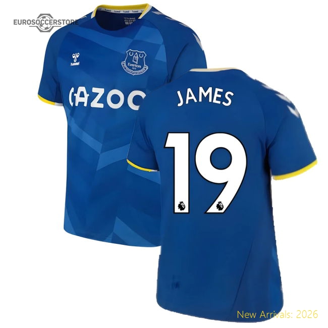 2021-2022 Everton Home Shirt (JAMES 19)-Football Jersey Hub