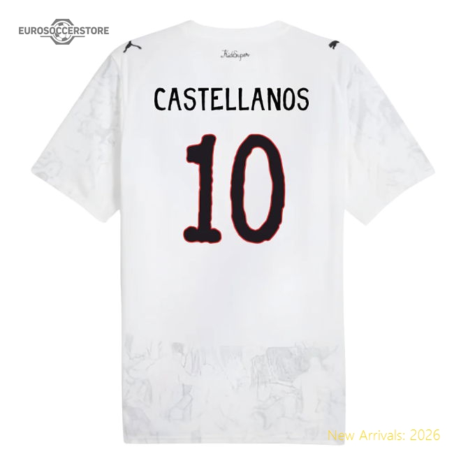 2025-2026 KIDSUPER x Manchester City CWC Shirt (White) (Castellanos 10)-Football Shirts Shop