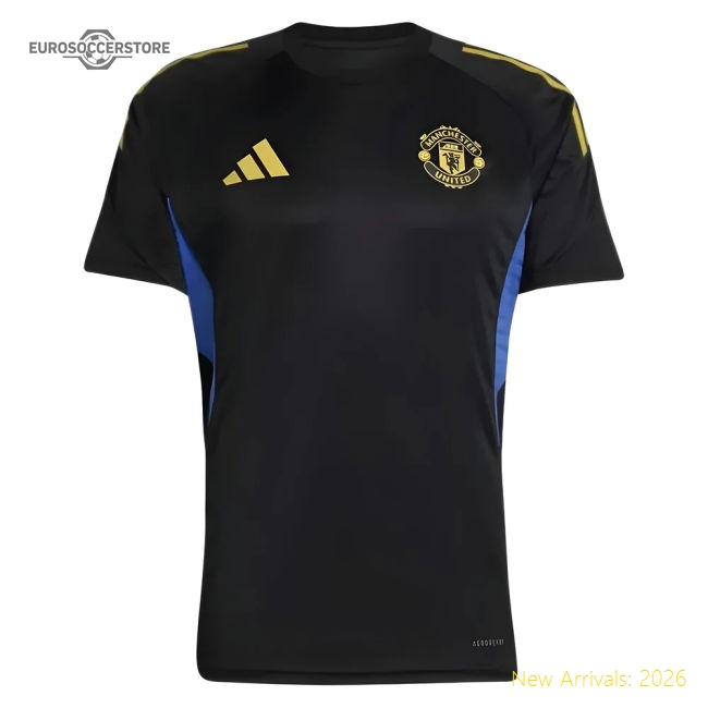 2025-2026 Man Utd EU Training Jersey (Black) - Kids-Football Jersey Hub