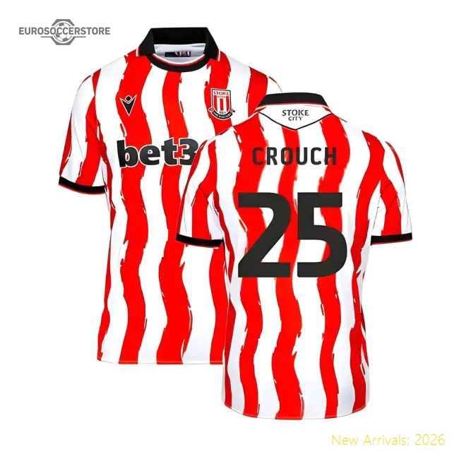 Stoke City 2025-2026 Home Uniform Football Football Shirt-Jersey Chest: 2026 World Cup Soccer Kits