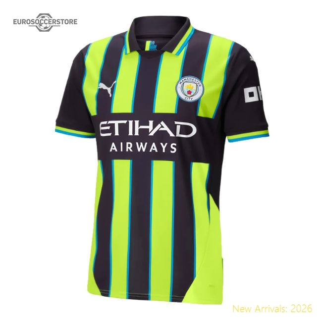 2024-2025 Man City Away Shirt (Foden 47)-Football Jersey Hub