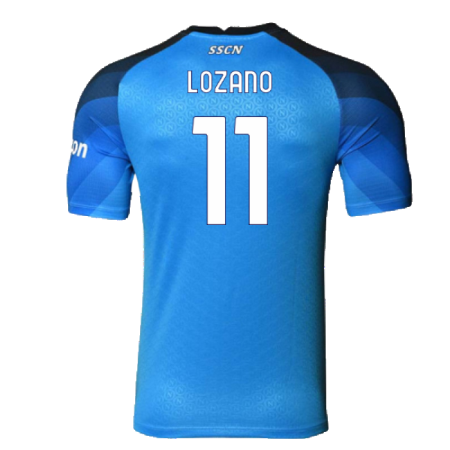 Napoli 2022-23 Player Issue Home Shirt (3XL) (Lozano 11) (Excellent)-Vantage Point Soccer