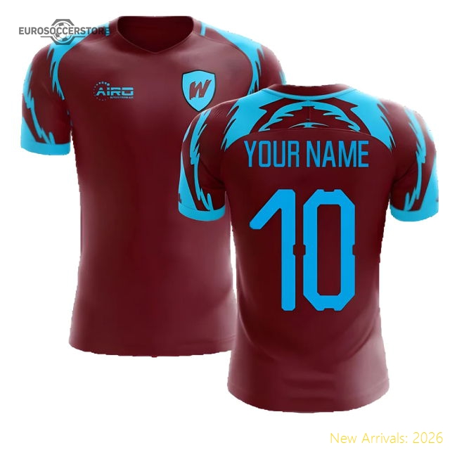 2025-2026 West Ham Home Concept Football Shirt (Your Name)-Vantage Point Soccer