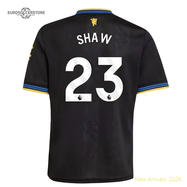 2025-2026 Man Utd Third Shirt (Kids) (Shaw 23)-Football Jersey Hub