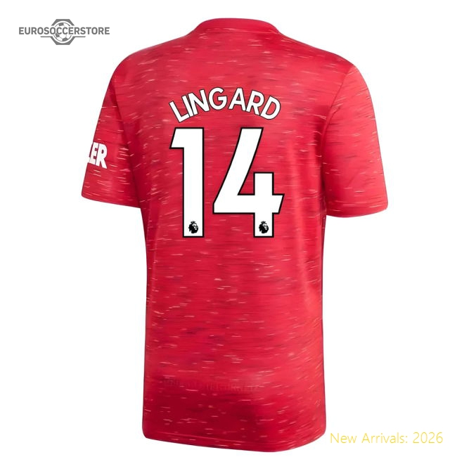 2020-2021 Man Utd Adidas Home Football Shirt (LINGARD 14)-Football Jersey Hub