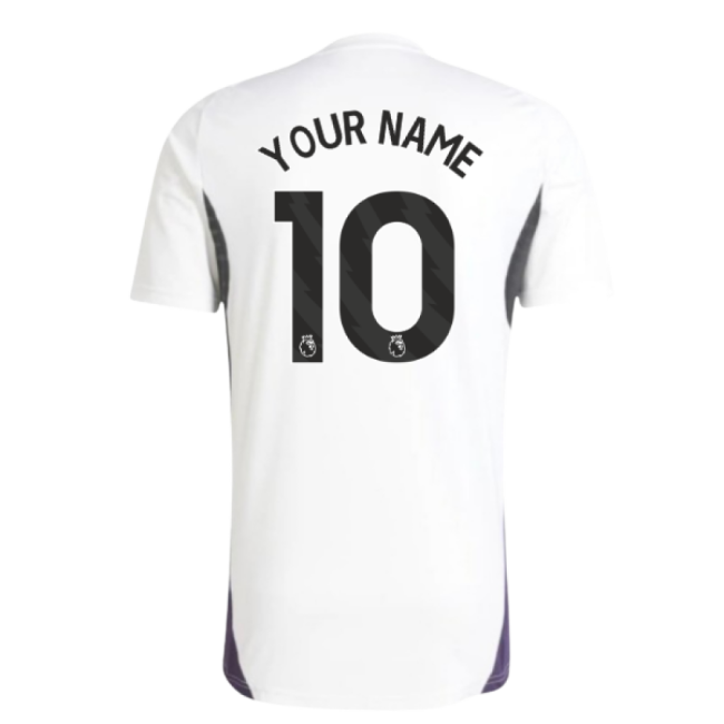 2025-2026 Man Utd Training Jersey (White) (Your Name)-Football Jersey Hub