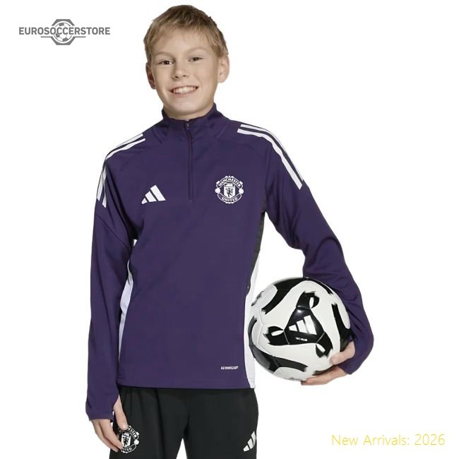 2025-2026 Man Utd Training Top (Aurora Plum) - Kids-Football Jersey Hub