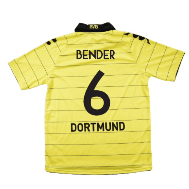 Borussia Dortmund 2010-11 Home Shirt ((Excellent) M) (Bender 6)-Football Jersey Hub