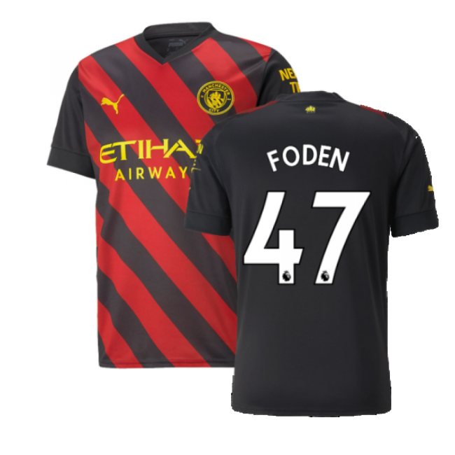 2022-2023 Man City Away Shirt (FODEN 47)-Football Jersey Hub